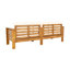 Ensemble de conversation d'extérieur en bois d'acacia 3 pièces Blaise