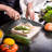 QXXSJ 5 Piece Stainless Steel Assorted Knife Set