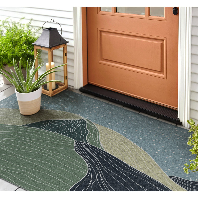 Non-Slip Outdoor Doormat, W100 x L150 cm