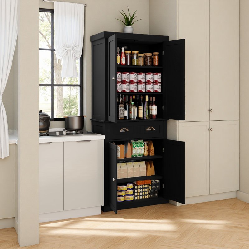 Armoire de rangement 71 po avec 4 portes