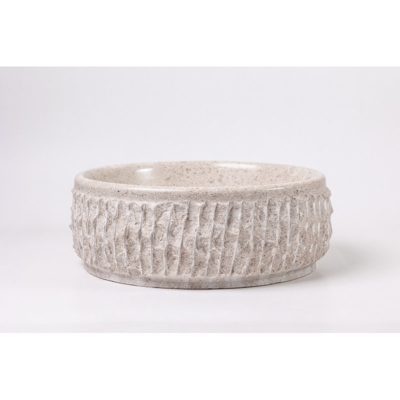 Natural Stone Vessel Bathroom Sink Rustic Taos Ojinaga Marble