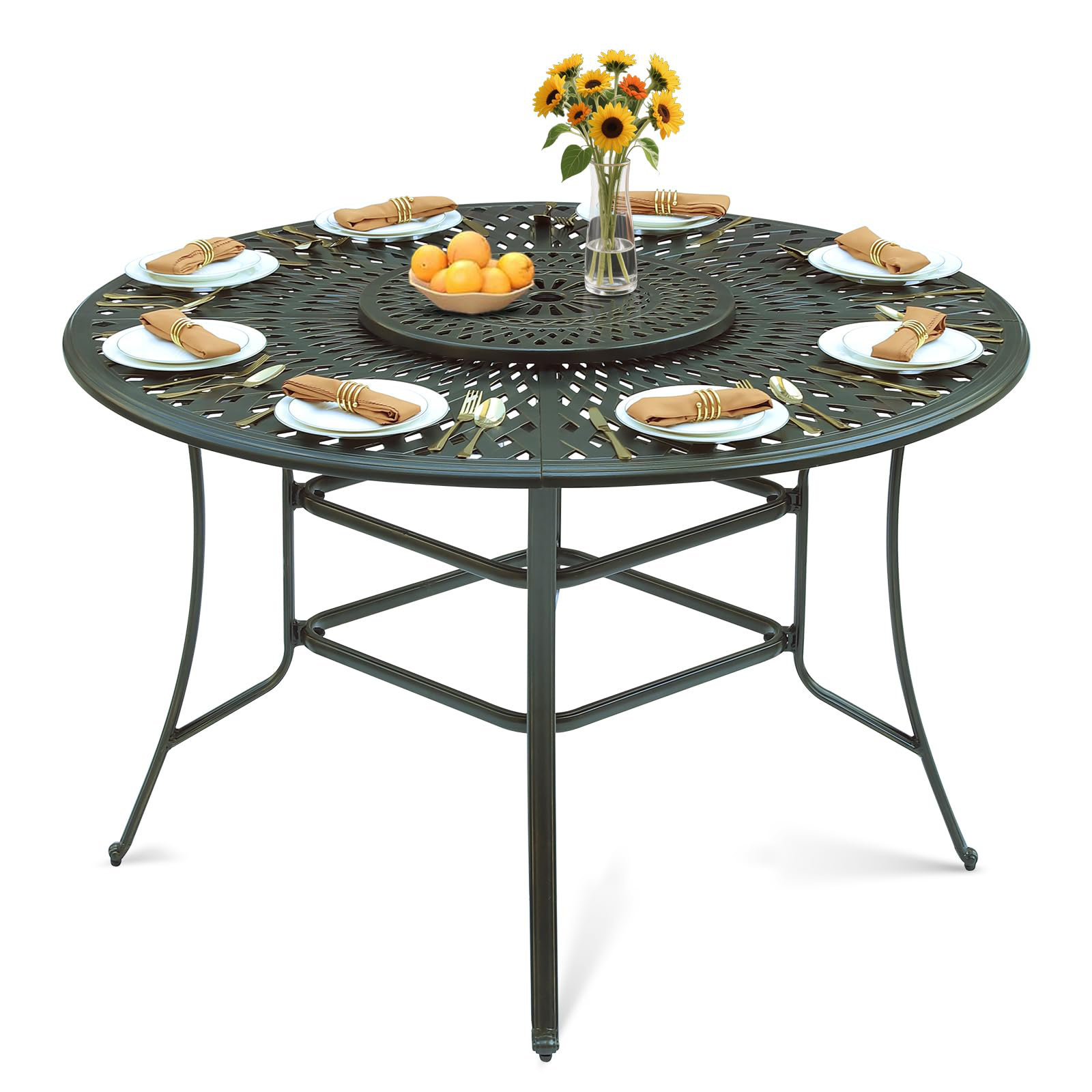 Latitude Run® 60.98" Outdoor High Bar Dining Table For 8 Person, All ...