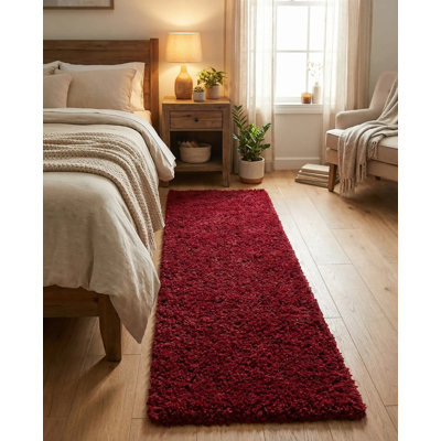 Tapis rouge cerise Angeline