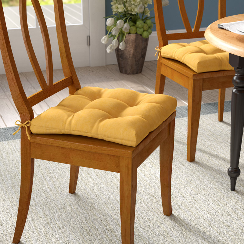 Coussin de chaise de salle à manger d'intérieur, Citron