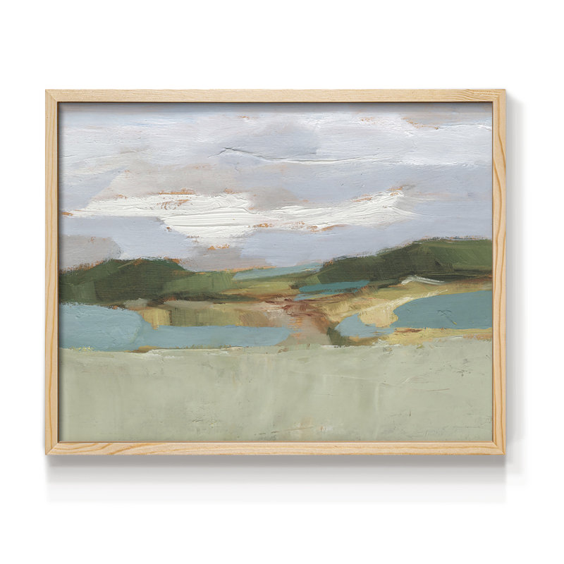 High Noon Vista Study II - Reproduction encadrée - Restickable, Naturel, H 11 po x l 14 po