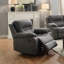Fauteuil inclinable contemporain berçant inclinable 1 pièce