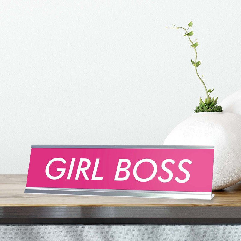 Enseigne fantaisie «Girl Boss»