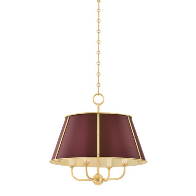 Lustre Cambridge Soft Crimson par Mark D. Sikes