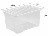 Rebrilliant Decorative Bin, 60L