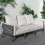 Canapé de patio en aluminium avec coussins Hudson
