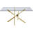 Gabir Glass Top Metal Base Dining Table-1775197722