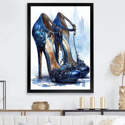 " Fashion Blue High Heels I "