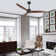 Antinisha 52" Solid Wood 3-Blade Propeller Ceiling Fan with Remote
