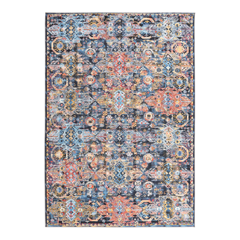 Oppie Performance Chenille Oriental Indoor Rug, Rectangle 8'4" x 12'