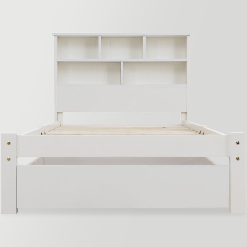 Wes UK Single - DE 90 X 190 Cm Solid Wood Storage Bed, 90 x 190cm