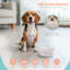 P.t. Supply Co. Abstract Bubble Shaped White Stoneware Elevated Pet Bowl, Raised Ceramic Food & Water Dish For Dogs And Cats-112736643