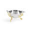 Lovebirds Silver & Gold Nut Bowl