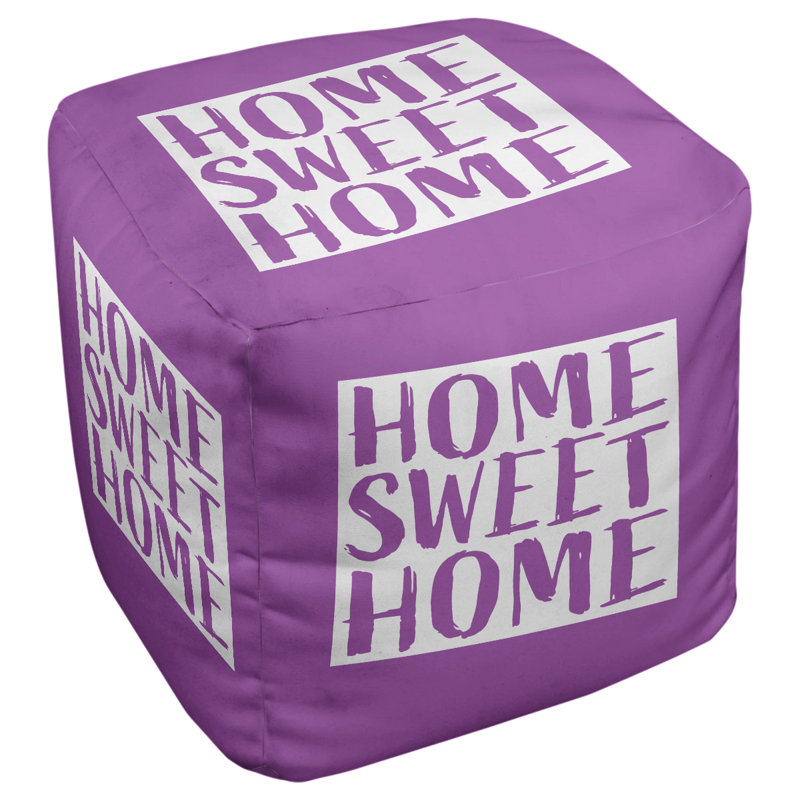Repose-pieds à cubes wyoming the home, Violet