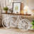 70.9'' Extra Long Console Table with Bicycle Base, Narrow Sofa Table Industrial Entryway Table-1569280343-1566125483