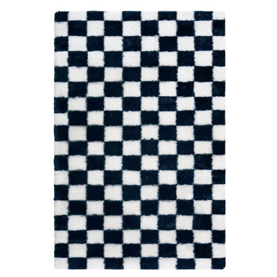 Abstract Rug Checkerboard Area Carpet Machine Washable Non-slip Stain Resistant Rugs for Bedroom,Nursery,Living Room,Home Office