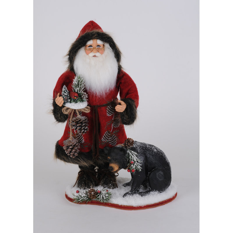 Woodland Bear Santa