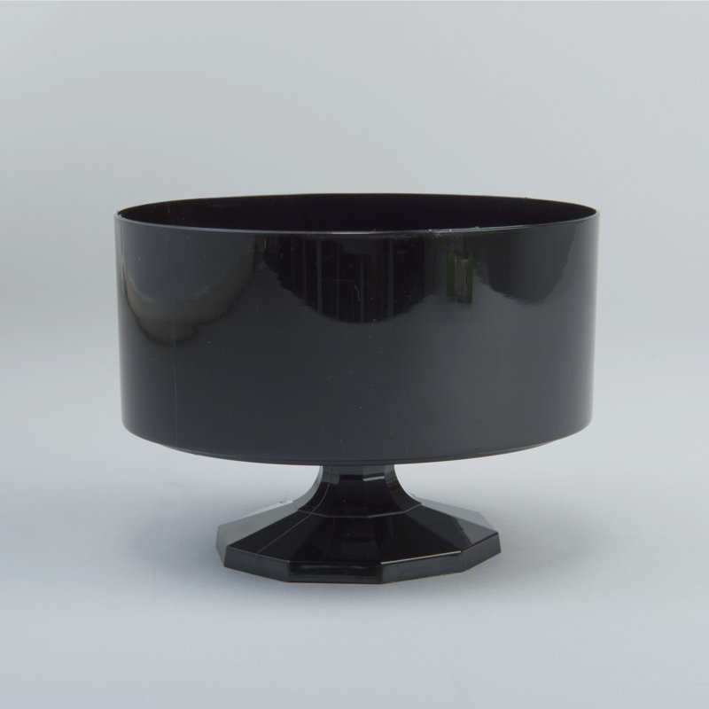 Symple Stuff Heidrick Plastic Fruit Bowl, Black