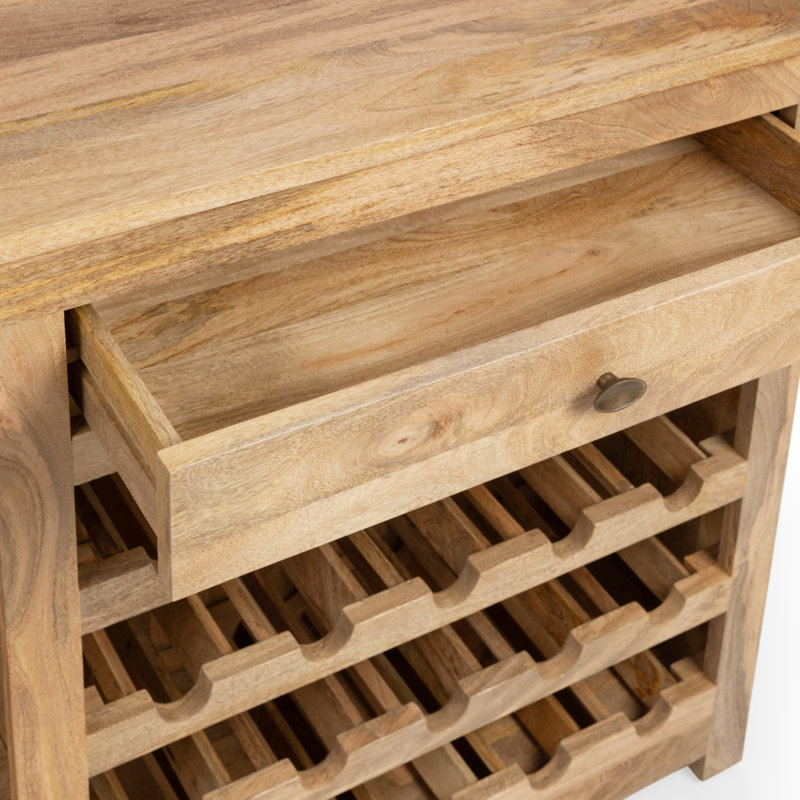 Prism Mango Wood Bar Cabinet
