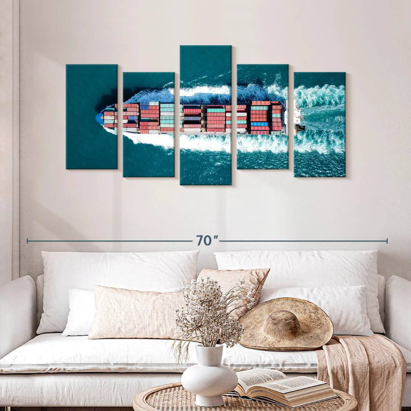 Mehar Metal Ship, 27" H x 54" W