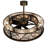 LED Drum Chandelier