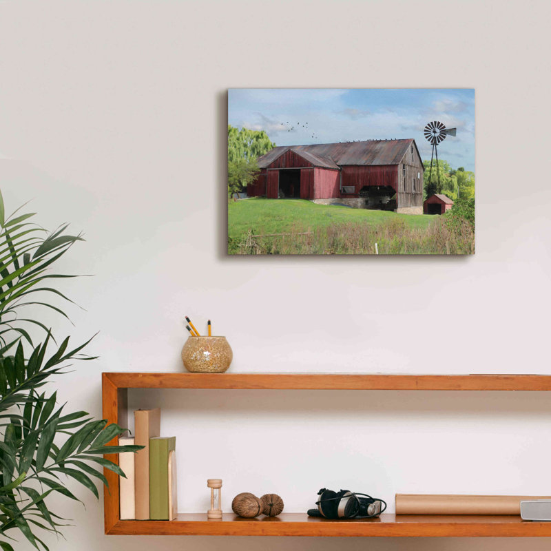 «Summer in Pennsylvania» par Lori Deiter, art mural sur toile, H 12 po x l 18 po x P 0,75 po