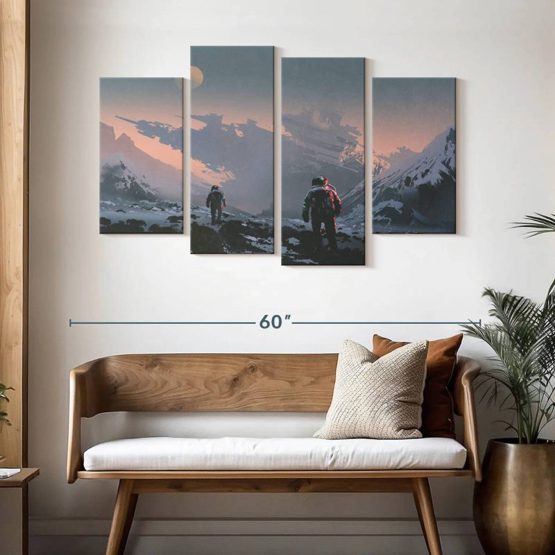 Oberle Astronauts, 32" H x 52" W