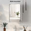 40mm W 60mm H Wall Mounted Required Framed Medicine Cabinet Mirror 2 Fixed-579687320