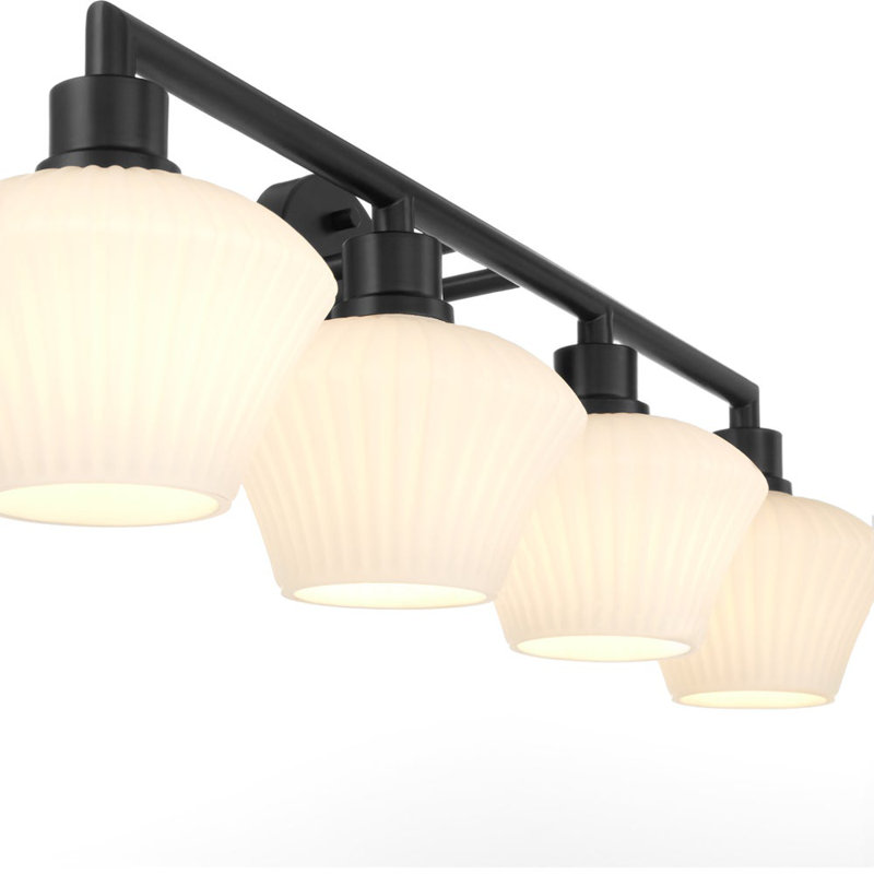 Monsita 4 - Light Vanity Light, Matte Black