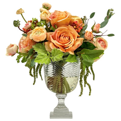 Faux Floral in Vase