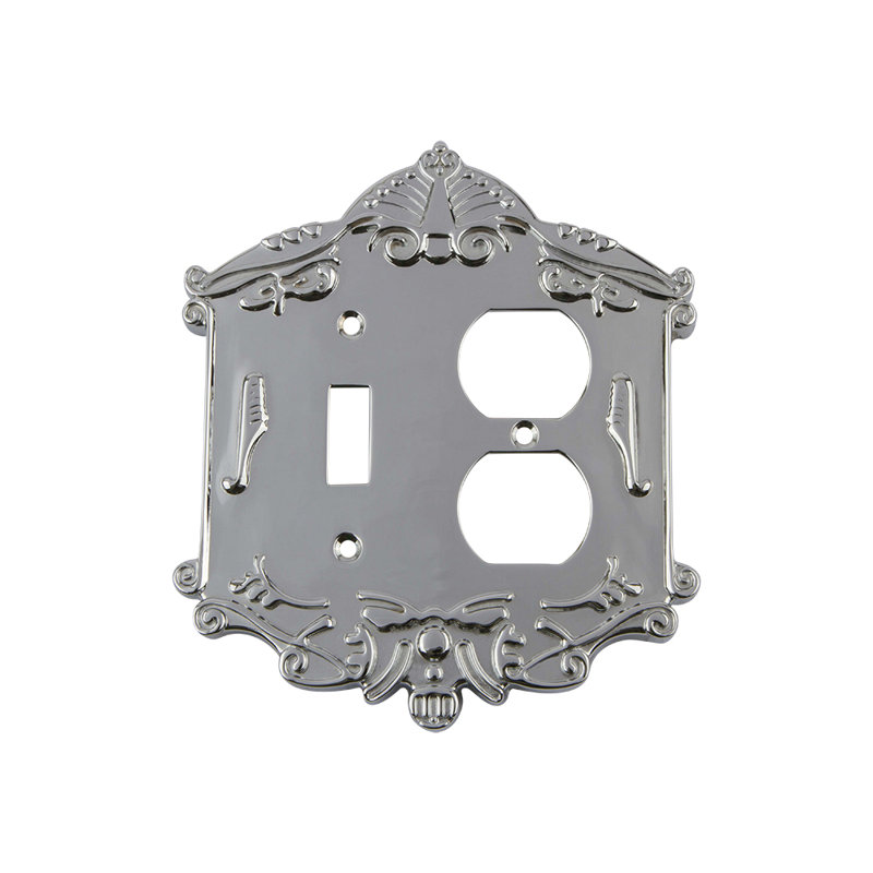Plaque murale Victorian, Chrome brillant
