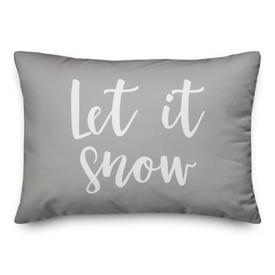  Coussin Let it Snow