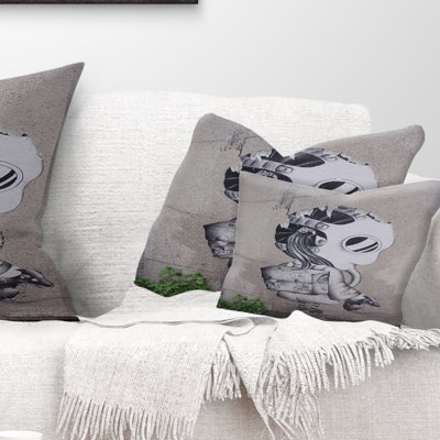 Coussin Street Art Rat Catcher