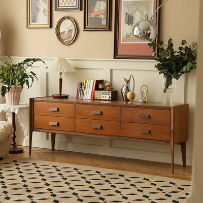 Commode d'appoint rétro grande capacité simple