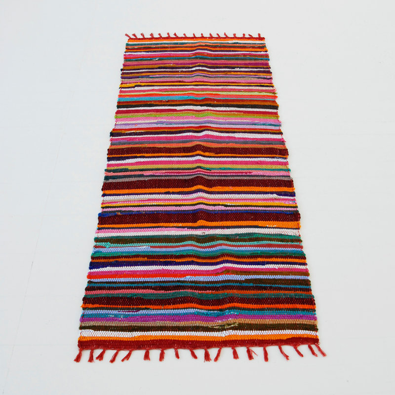 Multicoloured Recycled Rag Rug