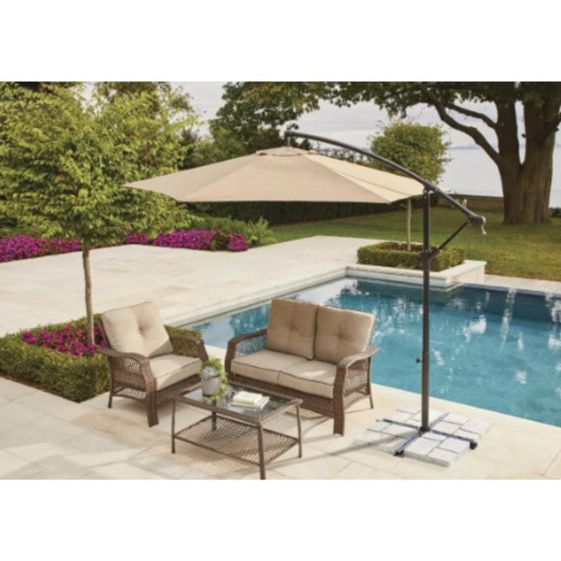 Parasol excentré Cantilever, Taupe