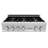 ZLINE 36 in. Legacy Gas Rangetop with 6 Burner Cooktop in Satin Stainless Steel with Griddle