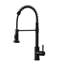 Le robinet de cuisine noir mat, la douchette extractible et la poignée simple offrent une solution durable pour votre robinet élégant-798660600