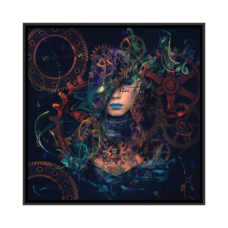 «Reincarnation» par Natalia Simongulashvili, impression sur toile tendue, H 26 po x l 26 po x P 1,5 po, Pas de tapis