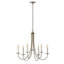 Simple Sweep 6-Light Candle Style Classic/Traditional Chandelier-64100203