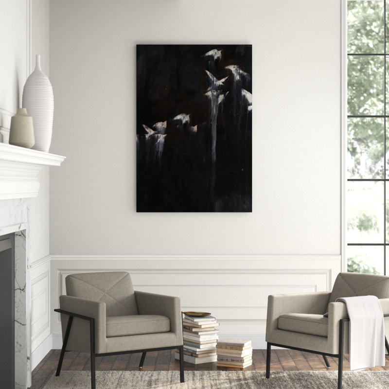 Surrender To Solitude Painting, 67" H x 47" W x 1.5" D, Glass Coat