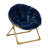 23" Kids Cozy Mini Folding Saucer Chair, Faux Fur Moon Chair for Toddlers and Bedroom-1587454519