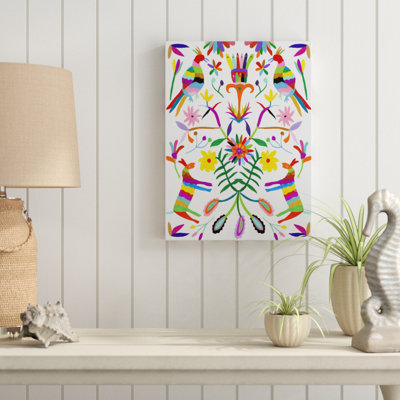 « modern otomis i », peinture sur toile tendue