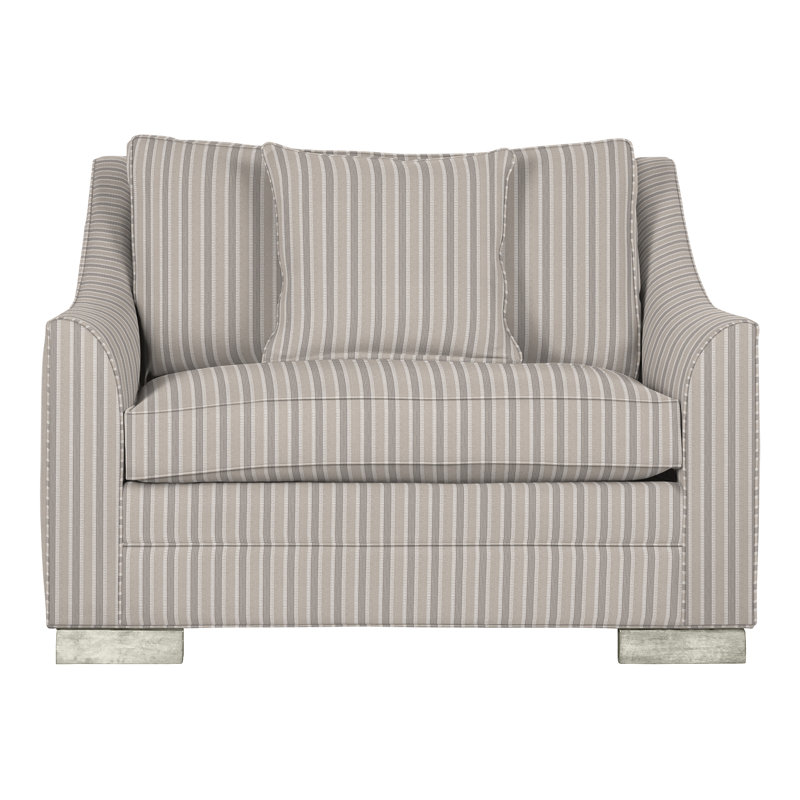 Nicholas Chair And A Half, Wrenn, Perigold Piccadilly Stripe Patina