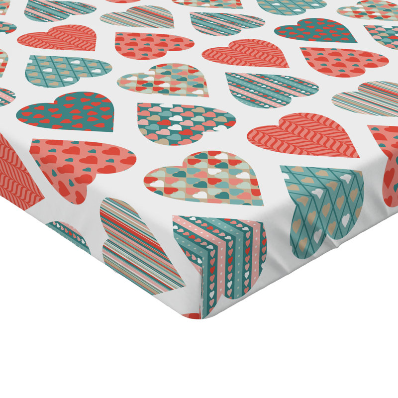 Ensemble de 2 drap-housse Ambesonne Valentines, Drap-housse grand