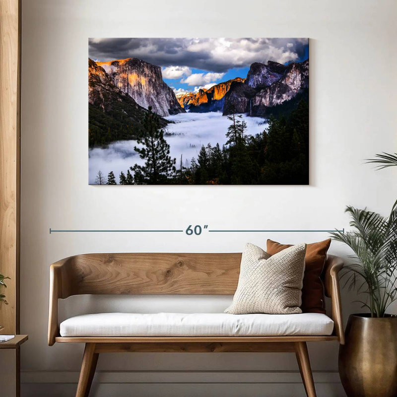 Nuage du parc national Alvord Yosemite, H 30 po x l 45 po